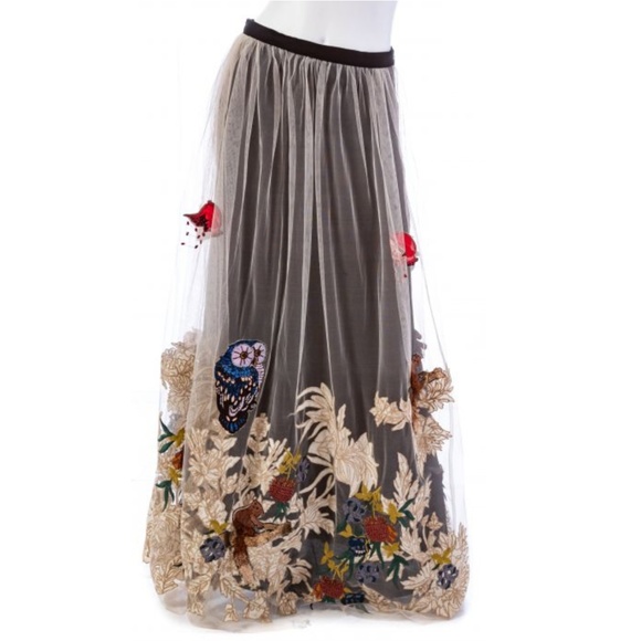 Anthropologie Dresses & Skirts - VARUN BAHL ANTHROPOLOGIE Hidden Forest Embroidered